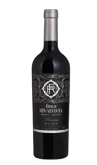 V AR  FINCA RIVADAVIA RESERVA MALBEC 750ML