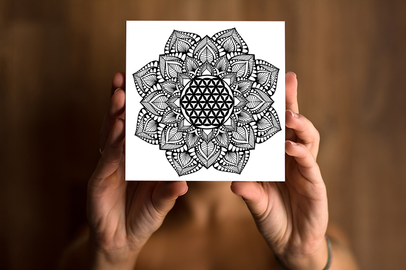 Mandala Flor da Vida Impresso 