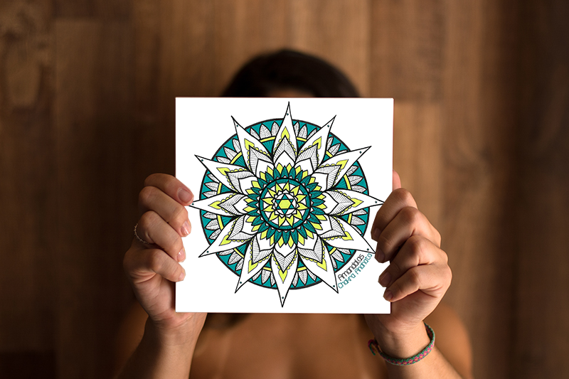 Mandala Chakra Anahata Impresso 
