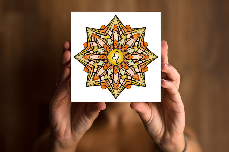 Mandala Signo Leão