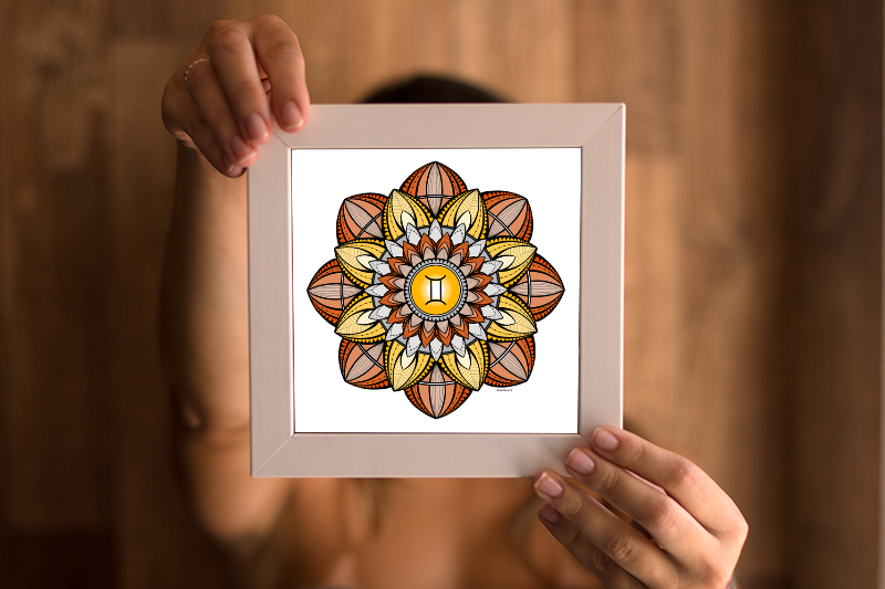 Mandala Signo de Gêmeos