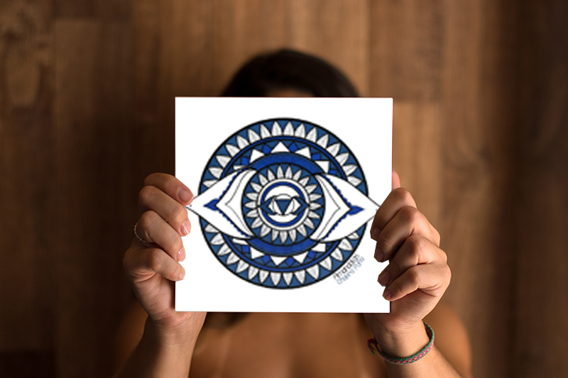Mandala Chakra Ajña Impresso 