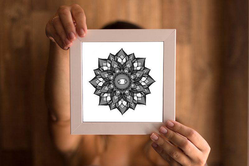 Mandala Signo de Câncer