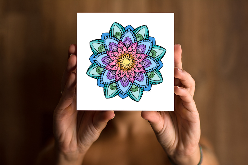Mandala Pureza Impresso 