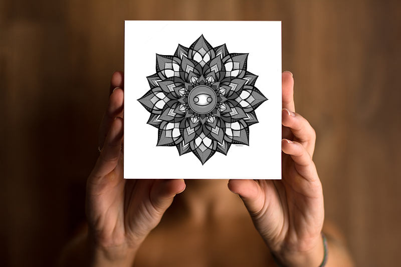 Mandala Signo Câncer