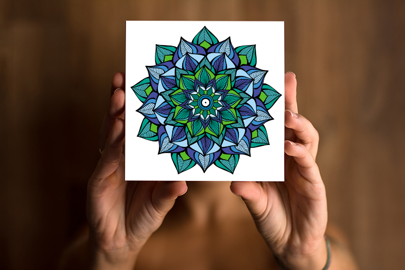 Mandala Sorte Impresso 