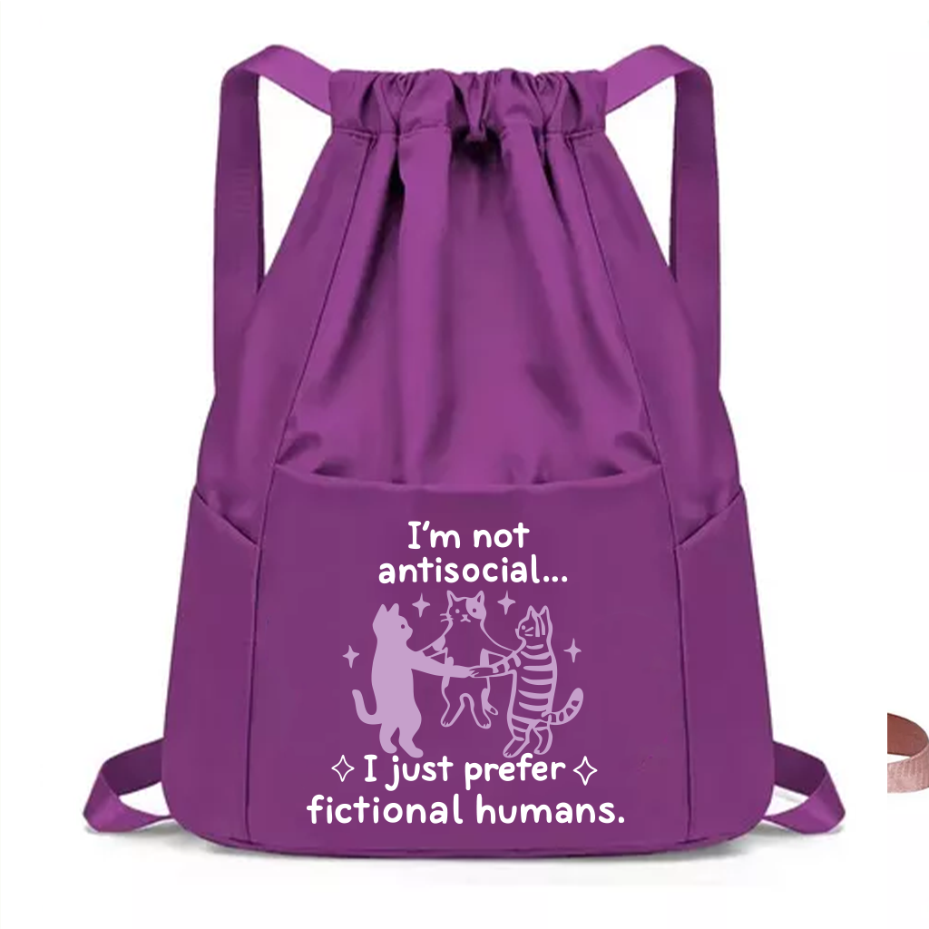 Bag Saco "I'm not antisocial..."