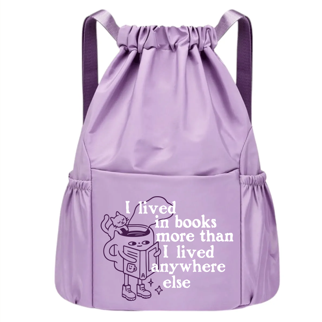 Bag Saco "I lived in books..."