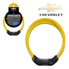 Cadeado Chevrolet Para Moto E Bike 15mm X 1,2m Flexível