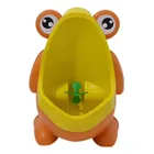 Mictório Infantil Sapinho Amarelo de Plástico para Meninos LARANJA COM AMARELO