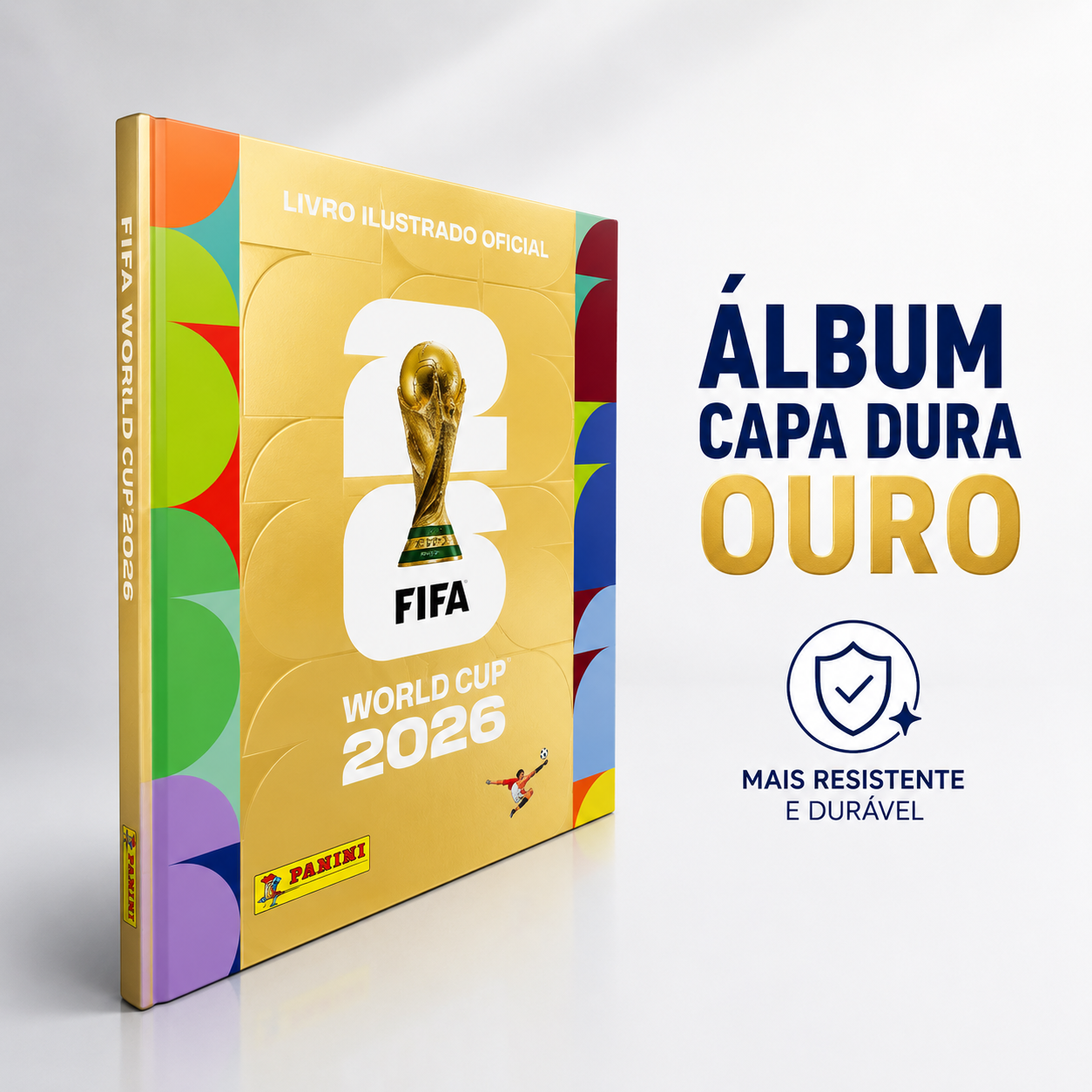 Álbum Capa Dura Ouro Fifa World Cup 2026