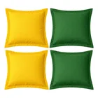 Kit 4 Almofadas De Almofada C/ Aba Oxford 35x35 Cm Color Fronha