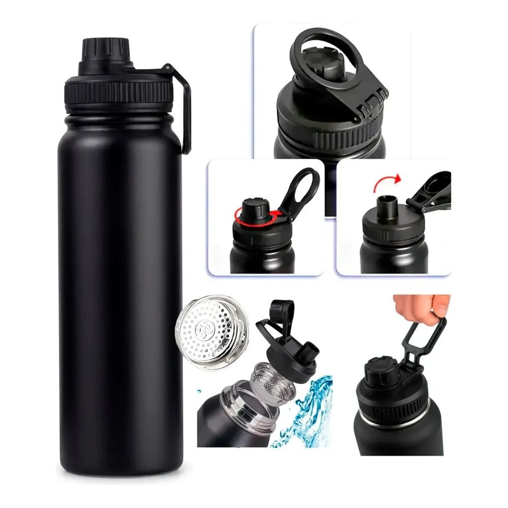 Garrafa Térmica Inox  sport 800ml 
