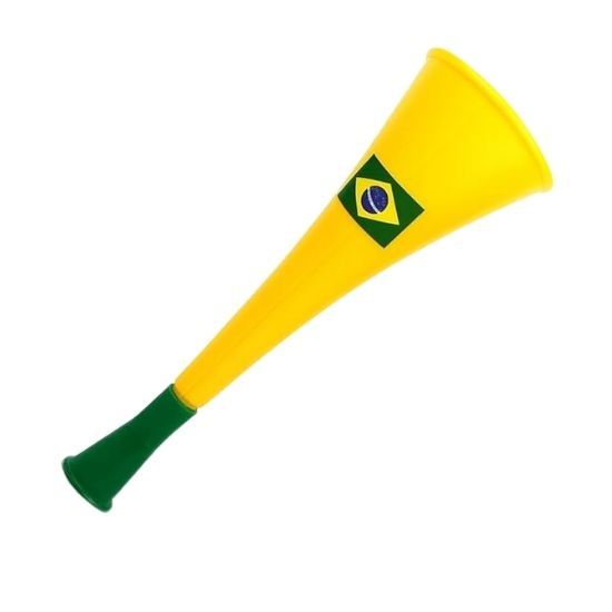 Corneta Vuvuzela Brasil Verde Amarela Torcida Copa