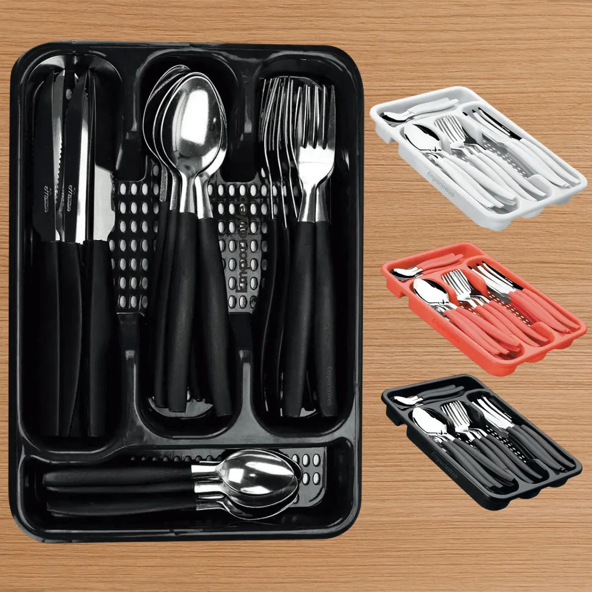 Jogo de Talheres Inox Emporio