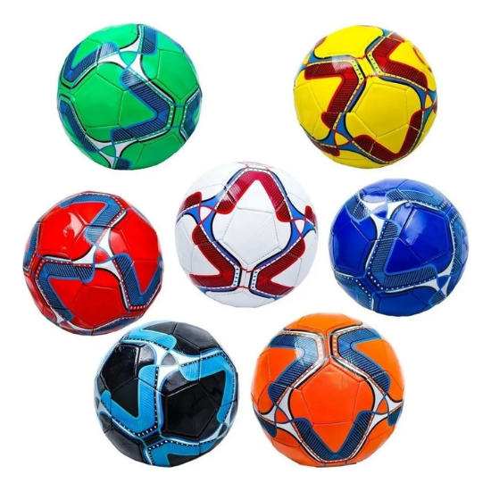 Bola De Futebol Inflável Risin Nº5 - Durabilidade E Versatil Sortidos