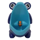 Mictório Infantil Rã Azul Com Ventosas Fácil Limpeza Parede AZUL