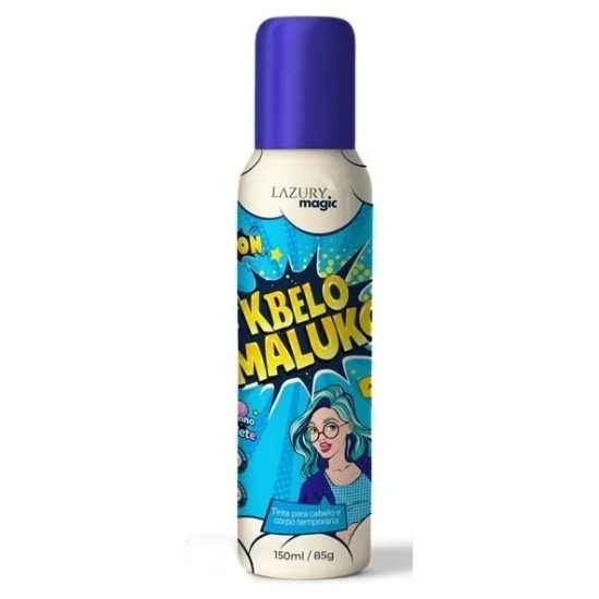 Tinta Temporária Kbelo Maluko 150ml azul