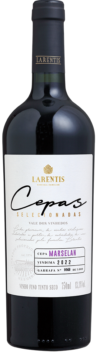 Vinho Larentis Marselan Cepas Selecionadas
