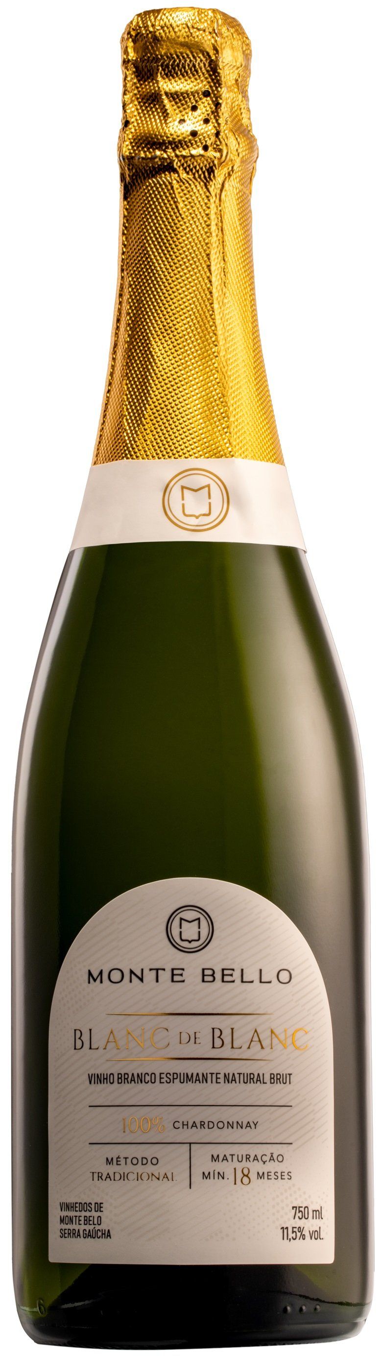 Espumante Monte Bello Brut Blanc de Blanc Champenoise