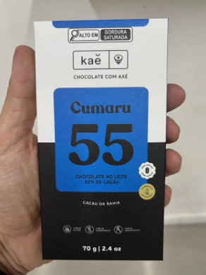 Barra 55% com Cumaru ZERO AÇÚCAR