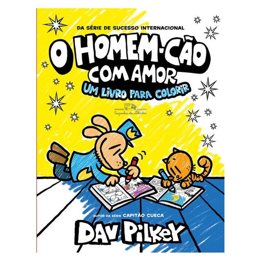 O homem-cão com amor - Um livro para colorir