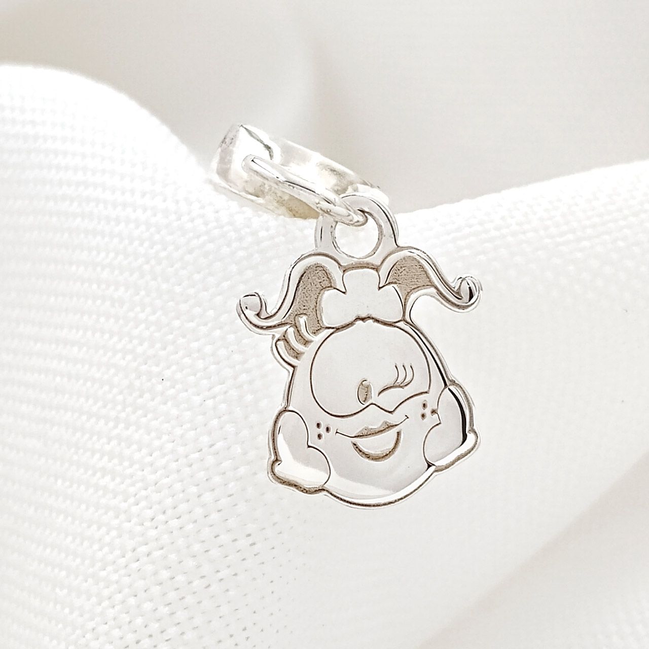 Berloque de Prata Faniquita Piscadinha - Noble