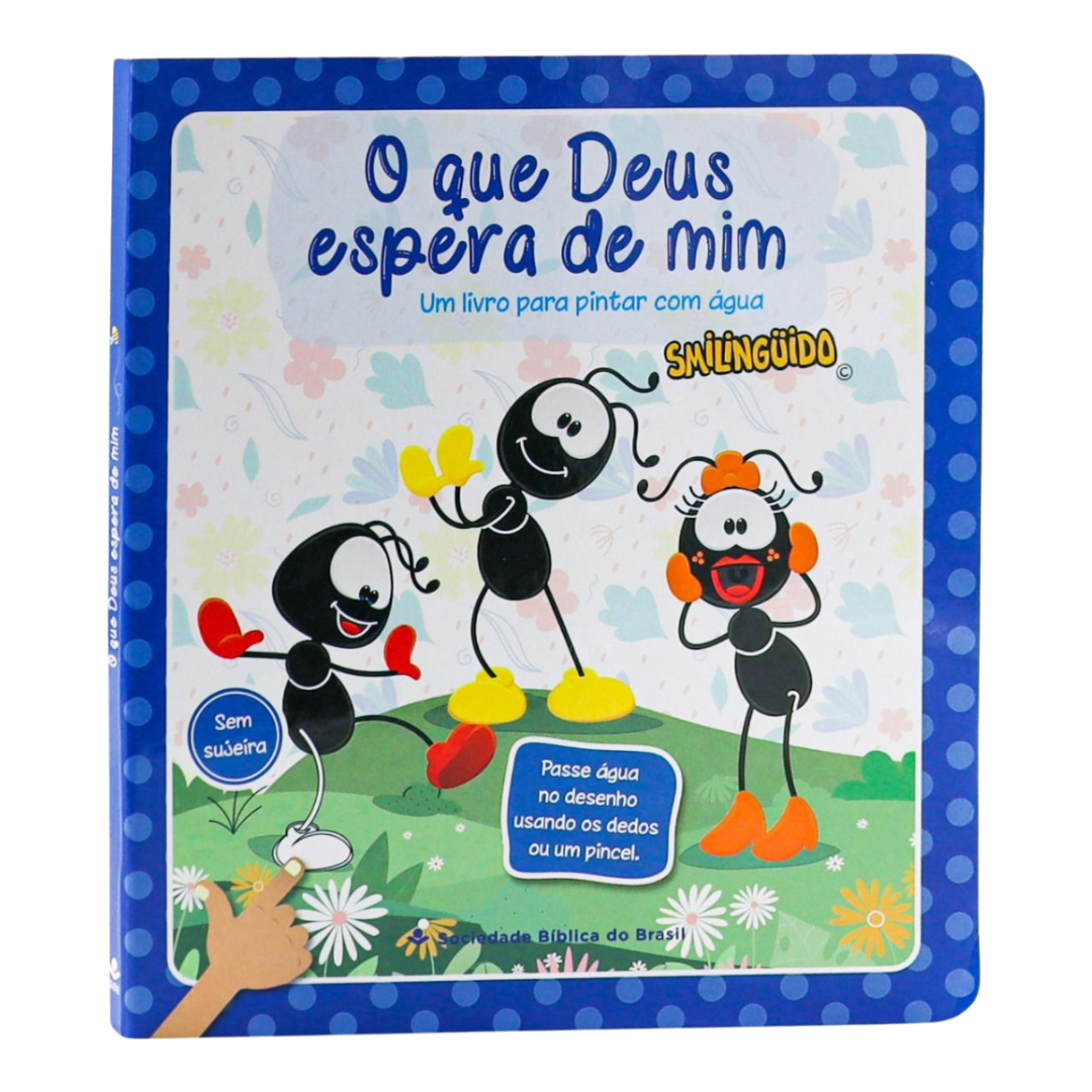 Livro para Pintar com água - Smilinguido