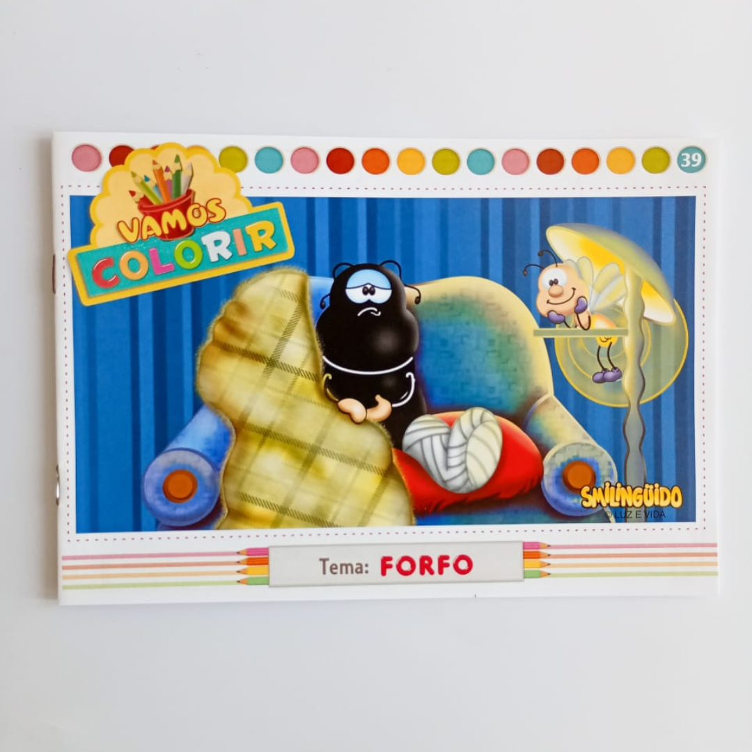 Livro Vamos colorir Smilinguido - Forfo