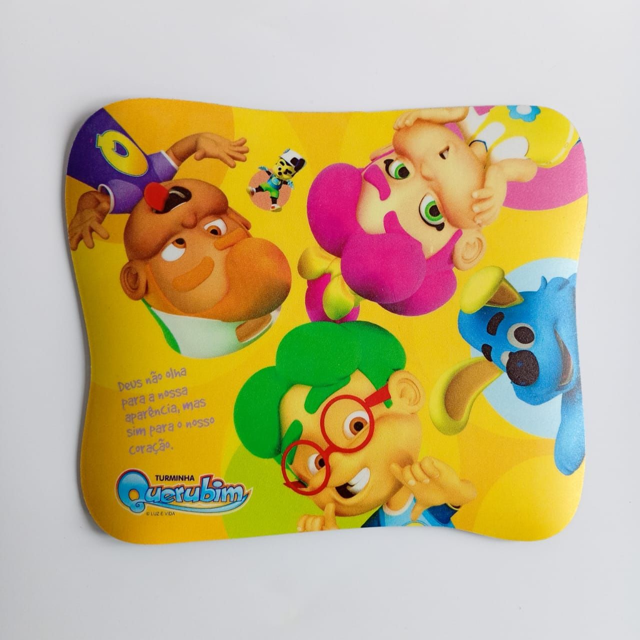 Mouse Pad Luz e Vida - Turminha do Querubim