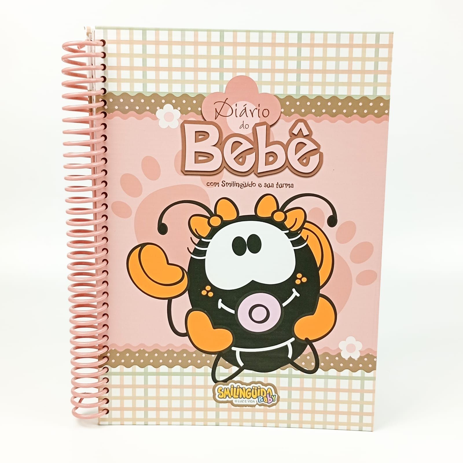Diário do Bebê com Smilinguido e sua turma - Feminino Rosa