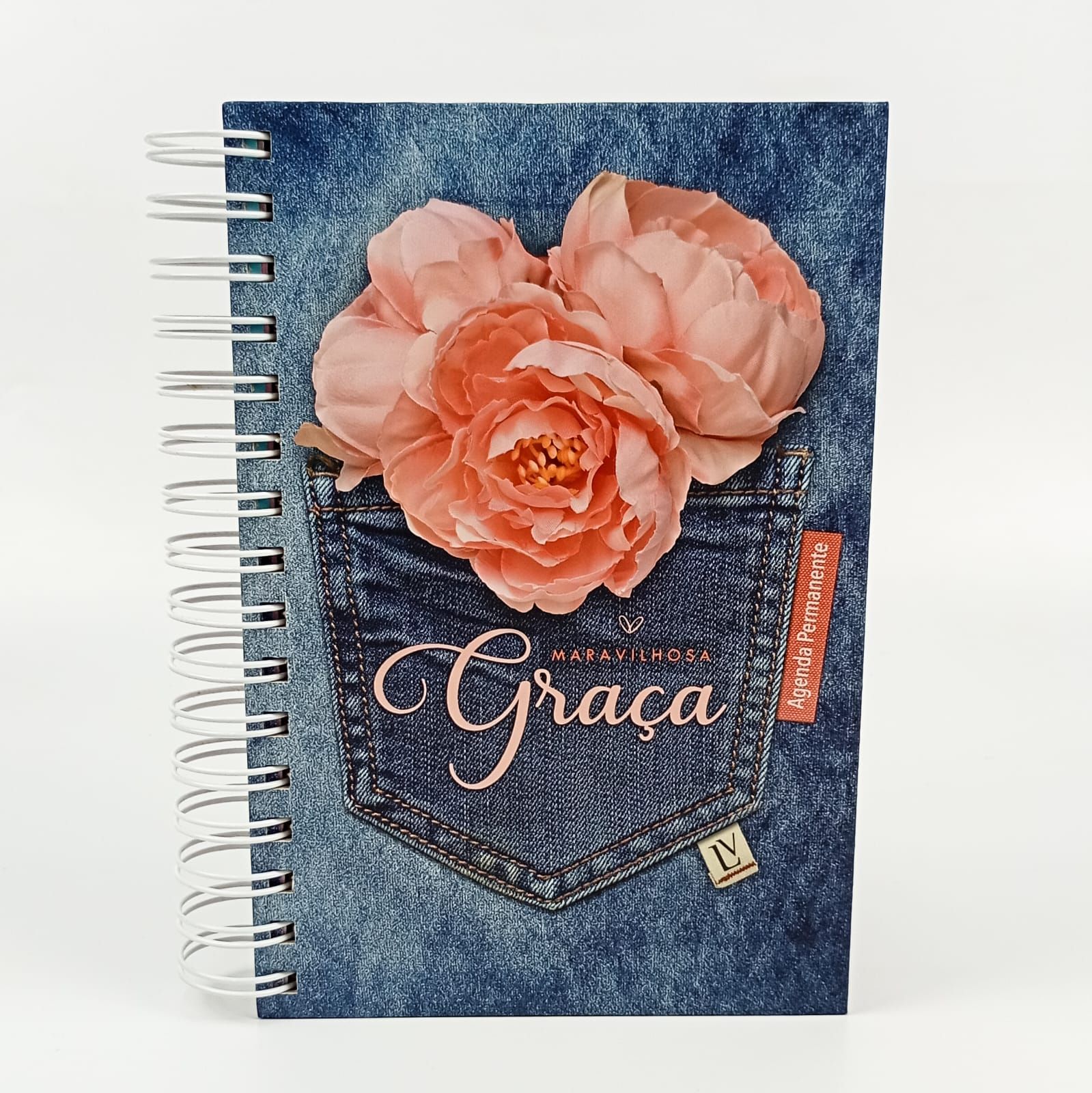 Agenda Permanente Maravilhosa Graça Jeans - Grande