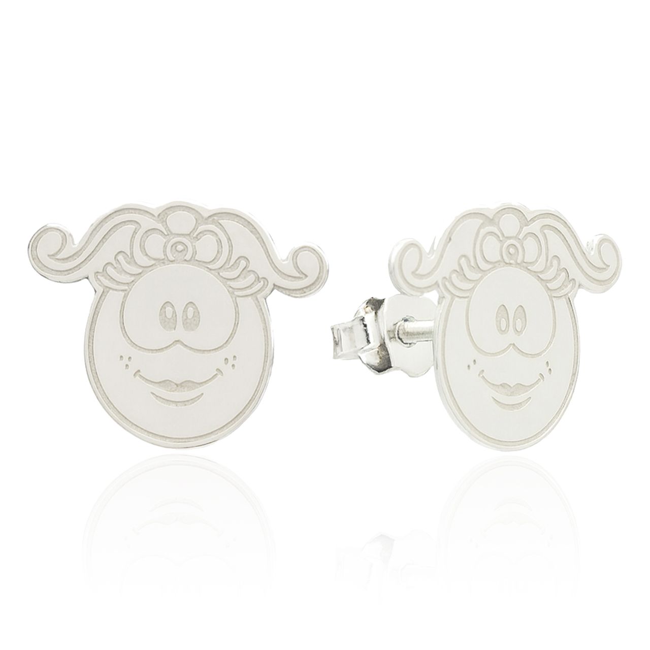 Brinco de Prata Faniquita Sorrindo - Noble