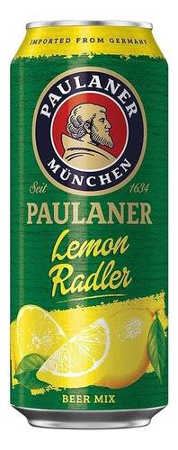 Cerveja Paulaner Lemon Radler Beer Mix Alemã Lata 500ml