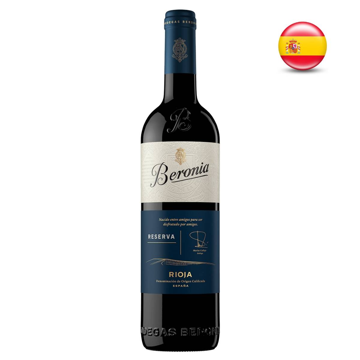 Vinho Tinto Espanhol Beronia Reserva 750Ml