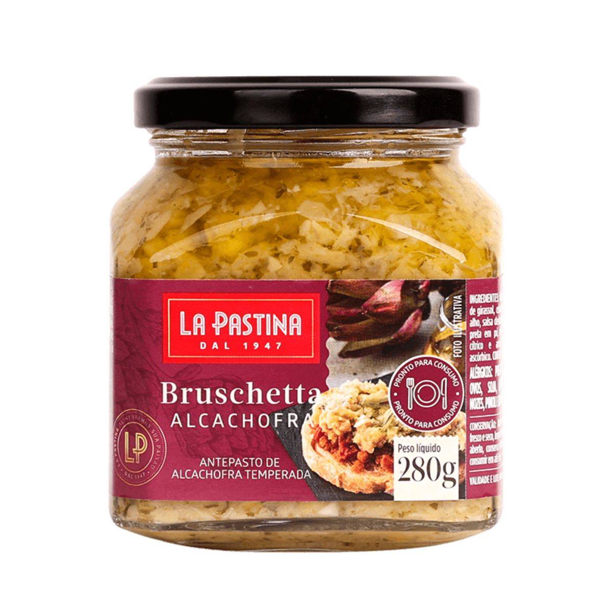 Bruschetta De Alcachofra La Pastina 280g