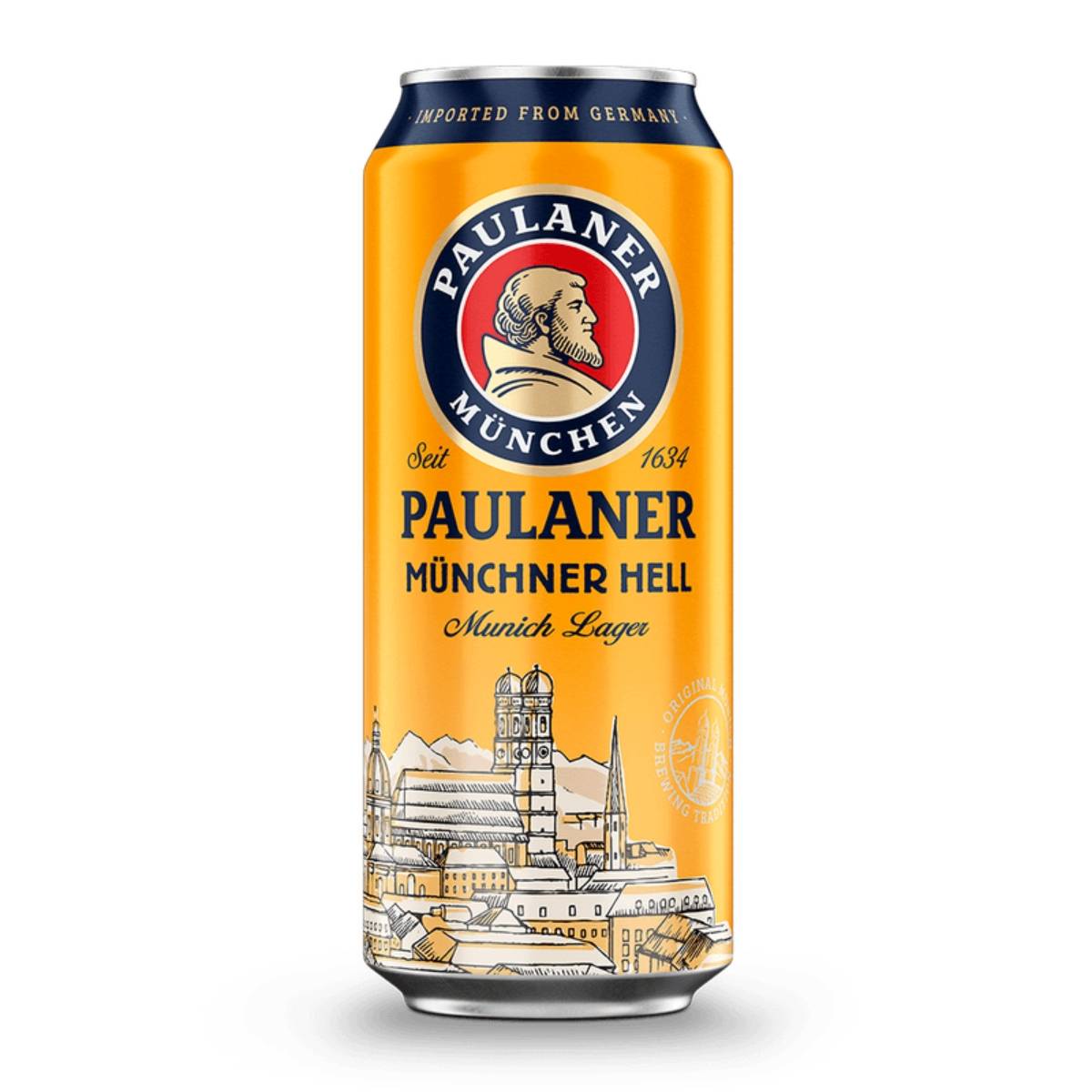Cerveja Alemã Paulaner Munchner Hell Importado Lata 500ml
