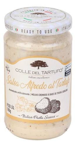 Molho Alfredo Trufado Colle Del Tartufo Italiano 180g