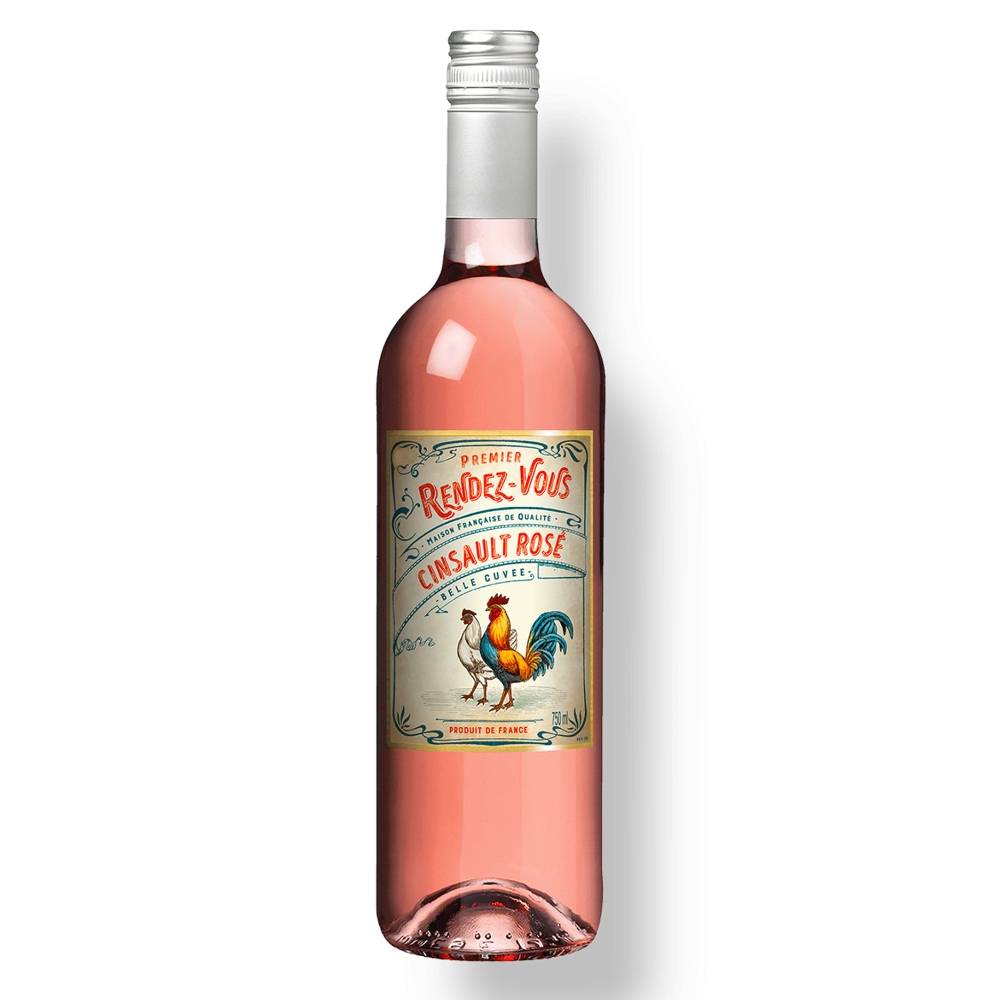 Vinho Rosé Premier Rendez Vous Cinsault 750ml