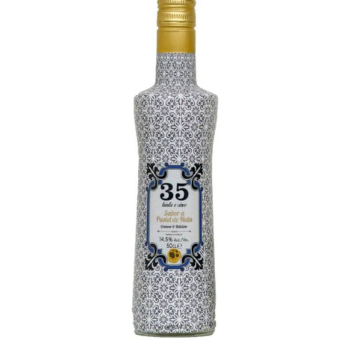  Licor 35 – Licor Português Creme de Pastel de Nata 500ml