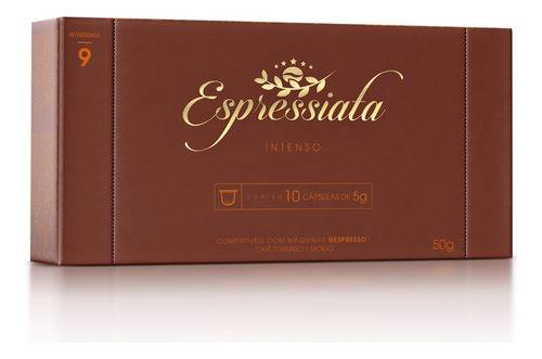 Capsula Café Torrado e Moido Espressiata Intenso com 10 un