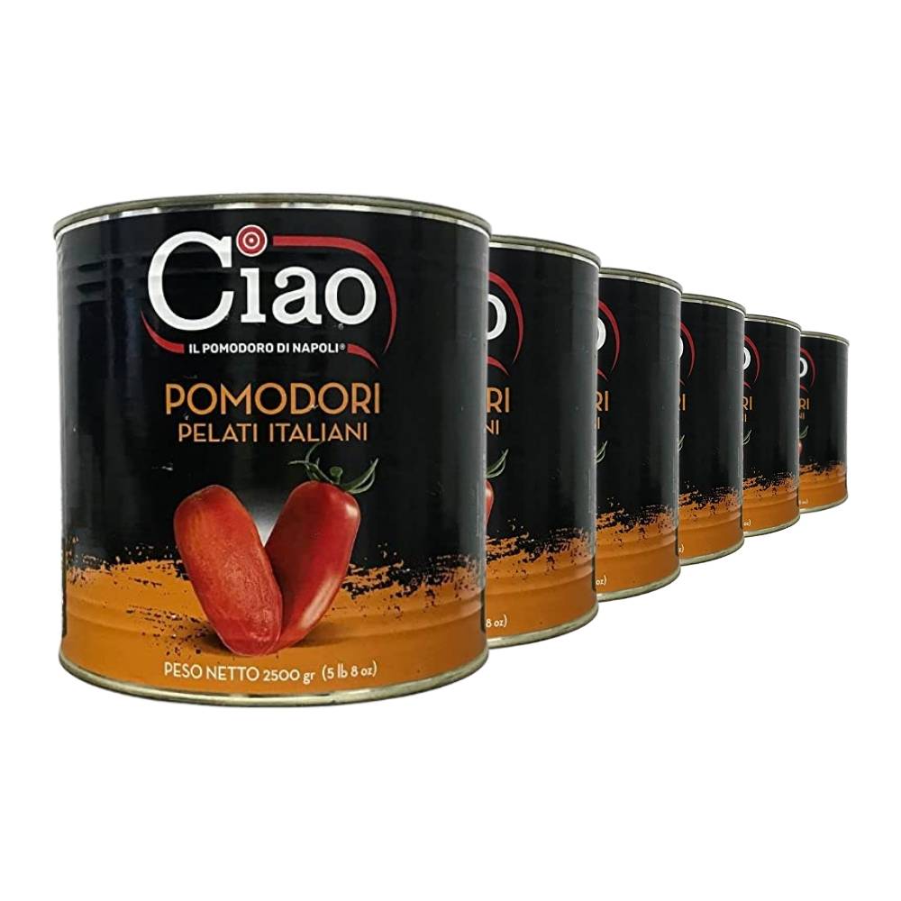 Kit 6 Un Molho de Tomate Pelati Ciao 2,5 Kgs Atacado Revenda
