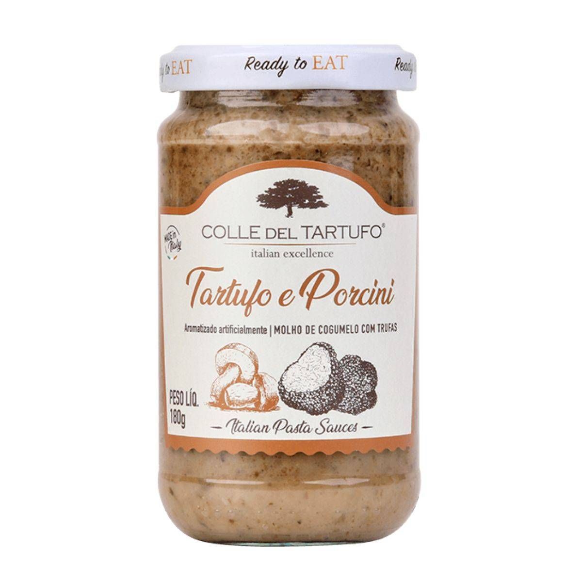 Molho de Cogumelo e Trufas Colle Del Tartufo Italiano 180g