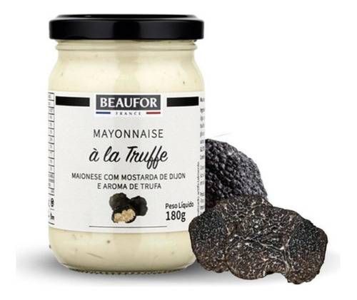 Maionese Aroma de Trufa com Mostarda Dijon Beaufor 180g