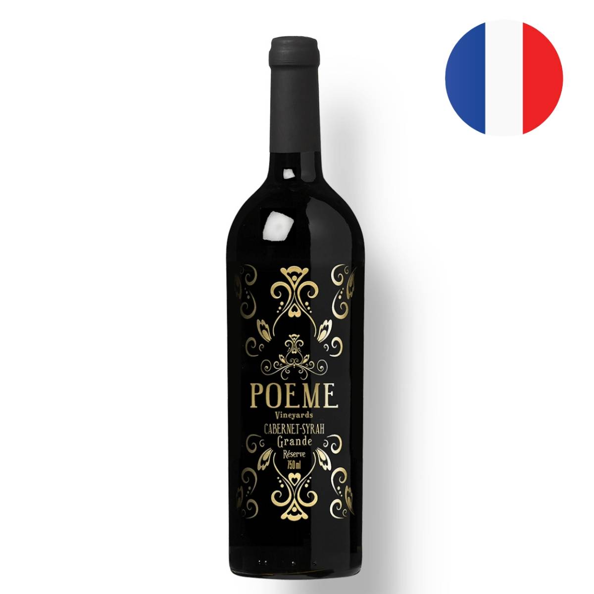 Vinho Francês Poeme Gran Reserva Cabernet Syrah 750 ml