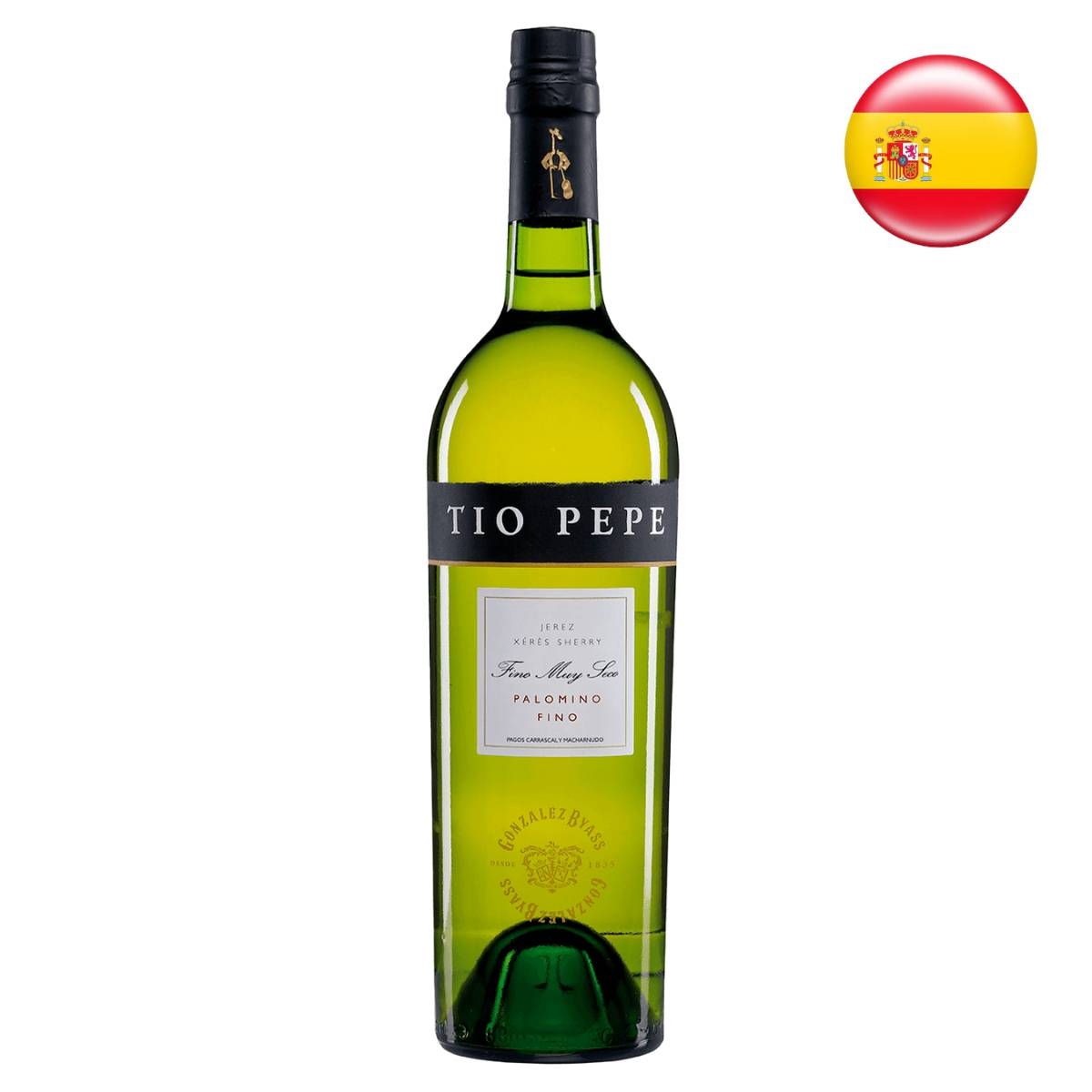 Vinho Fortificado Gonzalez Byass Tio Pepe Fino 750Ml