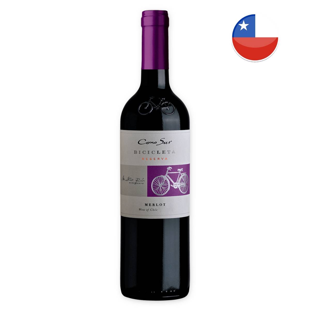 Vinho Tinto Chileno Cono Sur Bicicleta Reserva Merlot 750 ml