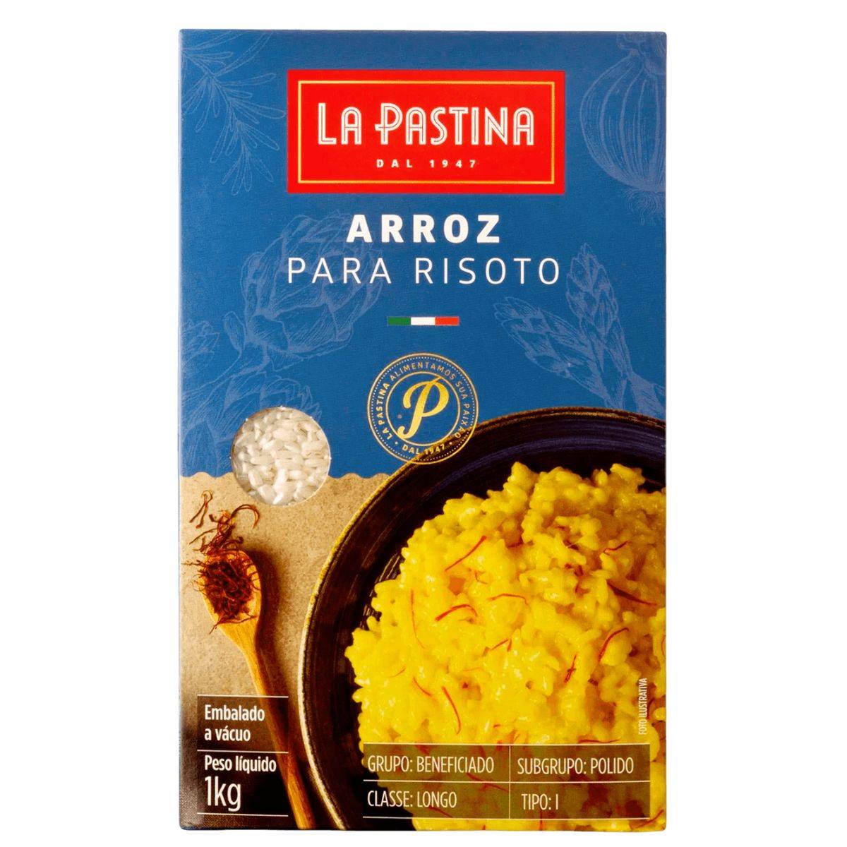 Arroz Arbório Italiano Para Risoto La Pastina 1kg