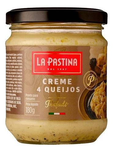 Molho Italiano Quatro Queijos Trufado La Pastina 180 gr