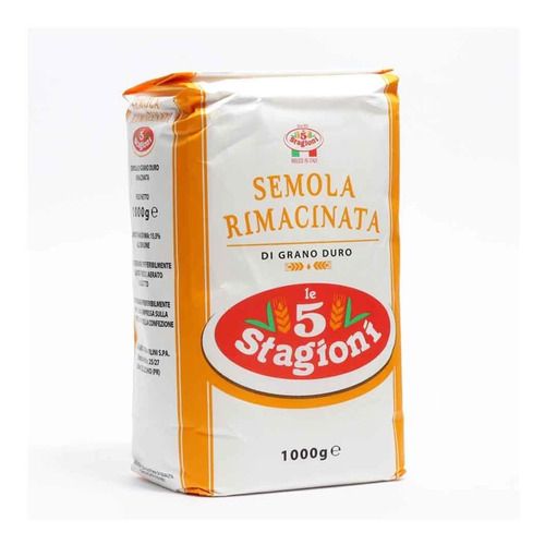 Farinha Semola Di Grano Duro Rimacinata Le 5 Stagioni 1 kg